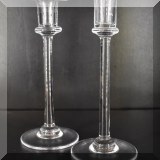 G08. Simon Pearce candlesticks.